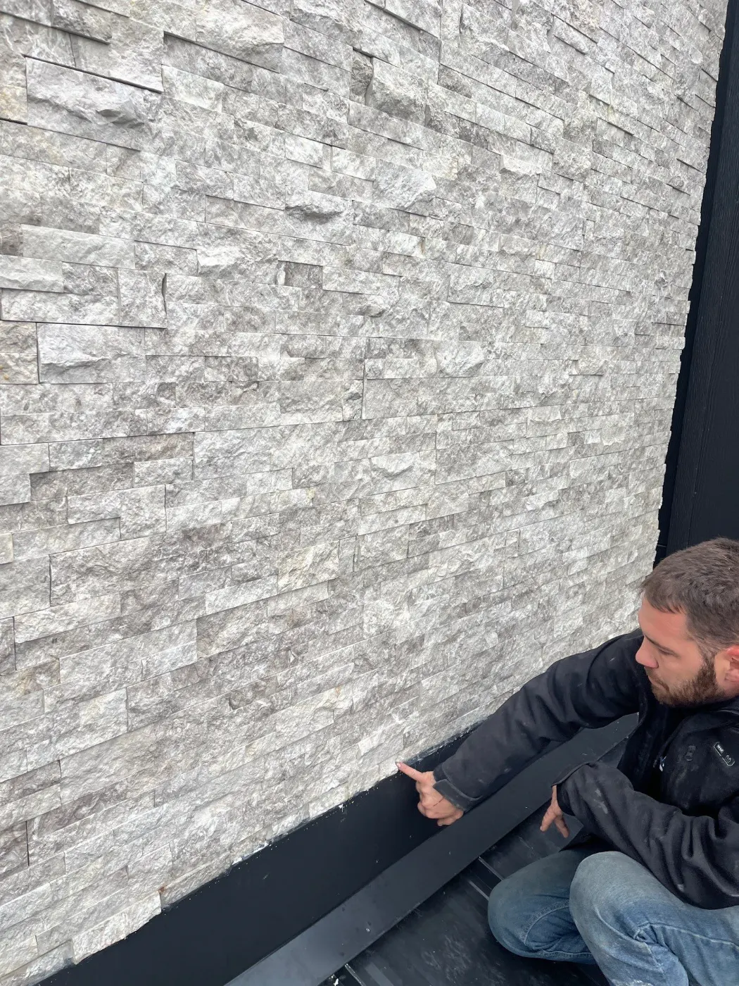 Trim and flashing detail on a Merrimac siding job